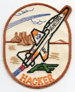 Circa 1980 USAF 97th Flying Training Squadron "Hacker Flight" Jacket Patch