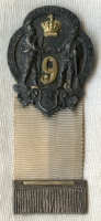 Nice WWI Era 9th Bavarian Infantry Veteran's Association Ribbon from Wurzburg