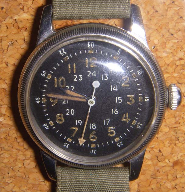 Rare Late 1940s USAF Type A-17 Pilot's Watch by Waltham Watch Co ...