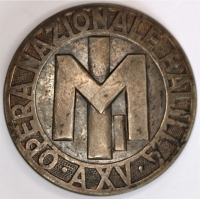 Italian Fascist Youth Organization (ONB) 1937 Membership Badge