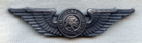 Near Mint WWII CAA War Training Service (WTS) Instructor Wing Badge in Sterling