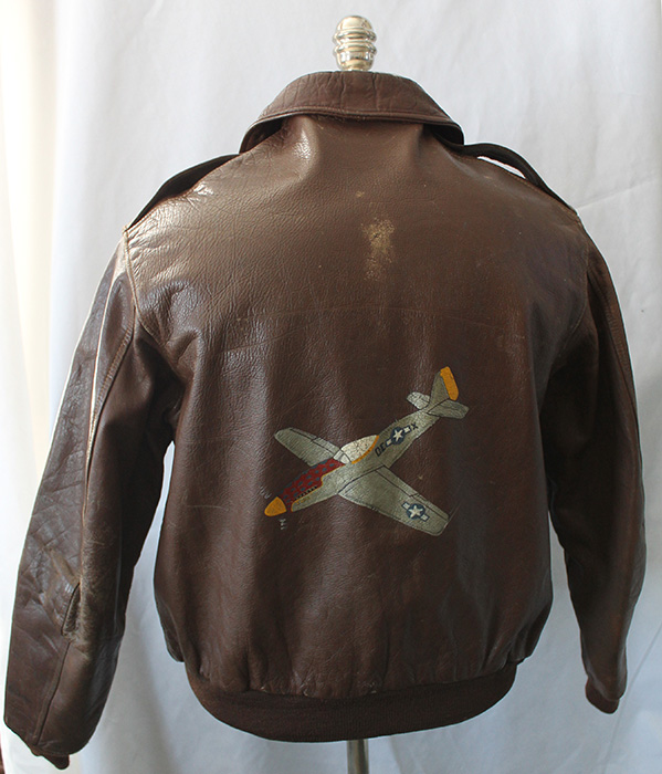 WWII USAAF 356th FG 359th FS 8th AF A-2 Jacket of Pilot Lt. Wendal J ...