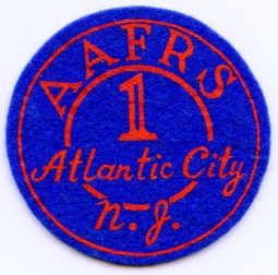 Minty WWII USAAF Recruiting Service Unit 1 Atlantic City, New Jersey Shoulder Patch