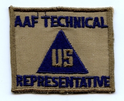 WWII USAAF US Civilian Technical Representative in Navy Blue Embroidery