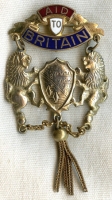 WWII Aid to Britain Badge with Tassel by Karu