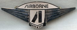 1990's Airborne Express Pilot Hat Badge 5th Issue