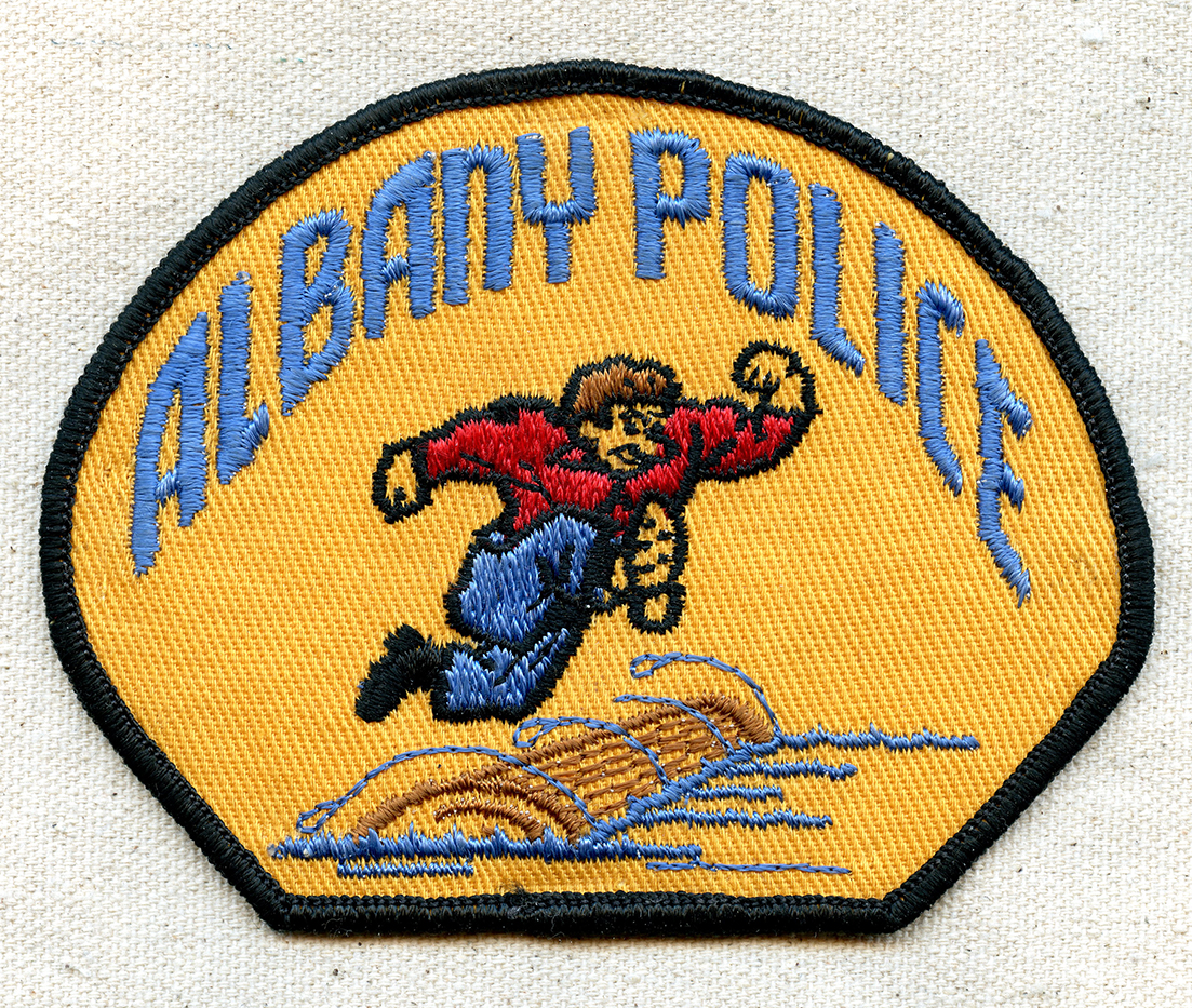 Ca Early 1960's Albany Oregon Police Patch 3rd Style used 1956 89