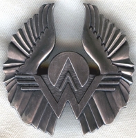 1990s America West Pilot Hat Badge 2nd Issue