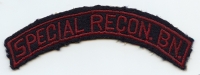 Nice, Worn Example, WWII O.S.S. Special Recon Bn. Arc Removed from Uniform