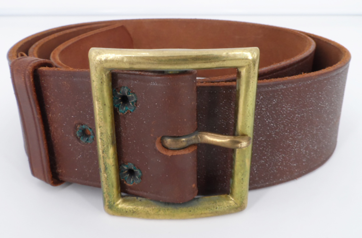 Nice Early WWII US Army Leather Garrison Belt Size 38: Flying Tiger ...