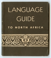 1943 War (US Army) & Navy Departments "A Language Guide to North Africa" Libya, Morocco & Algeria