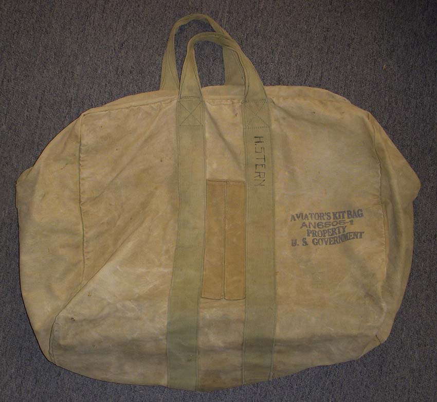 Early WWII USAAF/USN Aviator's Kit Bag Type 6505-1 Heavy Cotton