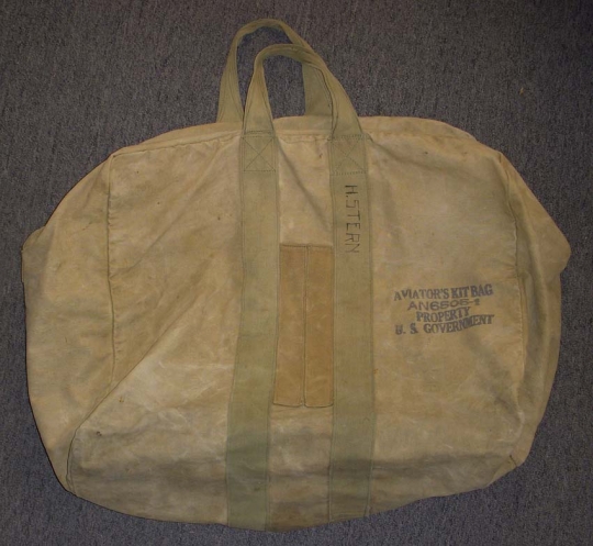 Early WWII USAAF/USN Aviator's Kit Bag Type 6505-1 Heavy Cotton