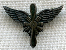 Sterling Circa 1930s Aviation Lapel Pin