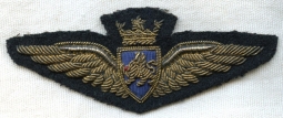 Circa 1940's BOAC British Overseas Airways Corporation Bullion Pilot Wing