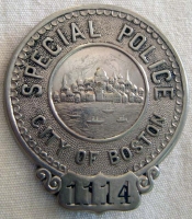 Circa 1900 Boston, Massachusetts Special Police Badge by Spencer Mfg.