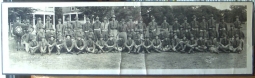 1924 "Yard Long" Photo of US Army Battery A 61st Coast Artillery at Fort Monroe, Virginia