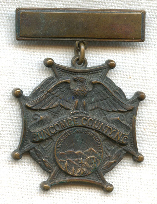 WWI Service Medal from Buncombe County, North Carolina: Flying Tiger ...