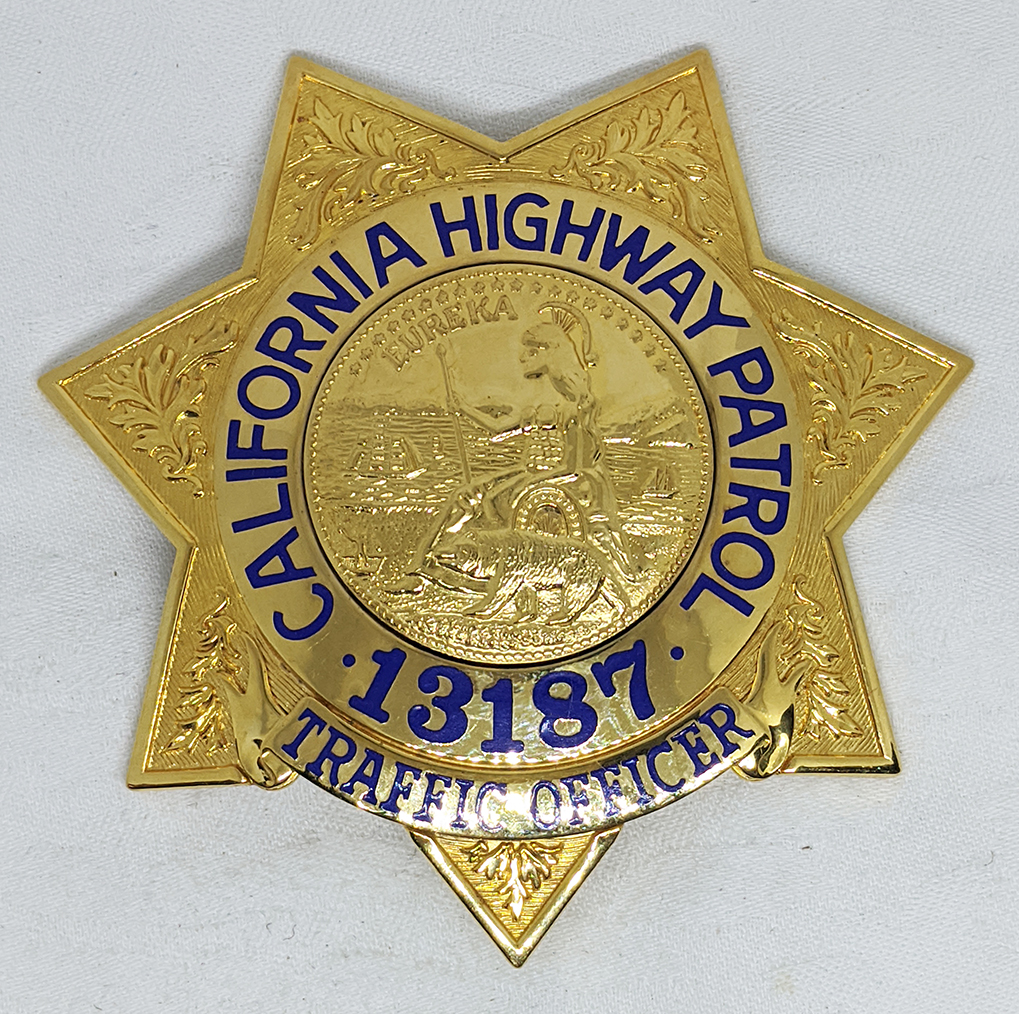 Great 1989 California Highway Patrol 'Rejected' Badge by Williams ...