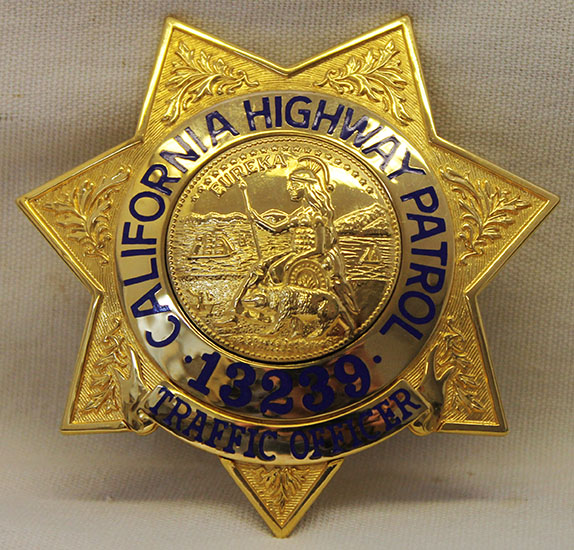 Great 1989 California Highway Patrol 'Rejected' Badge by Williams ...