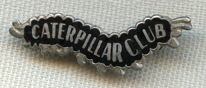 Iconic Wwii Switlik Parachute Co Caterpillar Club Pin By Metal Arts Co