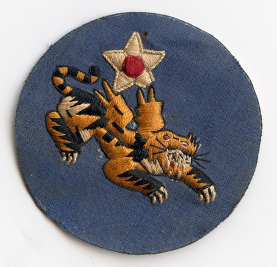 Beautiful Late 1942 China Air Task Force (CATF) Shoulder Patch Silk on ...