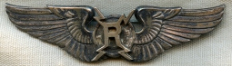 Fabulous & Iconic, Early WWII CBI Theater Indian-Made Unofficial USAAF Radioman Wing