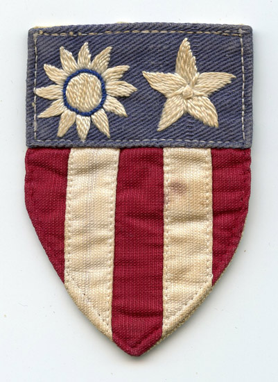 Nice Small WWII Theater-Made US Army CBI Shoulder Patch in Textured ...