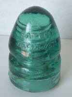 Scarce Late 19th C. Glass Insulator Type CD 132 by Hemingray Glass Co<p> NO LONGER AVAILABLE
