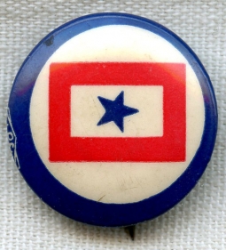 WWII Celluloid Son-in-Service Pin