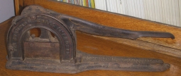 Great Old Cast Iron Tobacco Cutter "Champion Knife Improved" Patented 1875