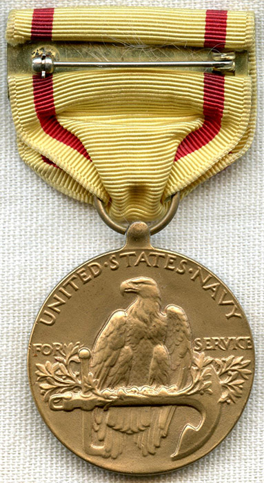  THE UNITED STATES NAVY BRASS SERVICE MEDALLION : Home