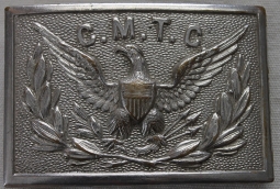 Scarce 1920's - 1930's US Citizen's Military Training Corps Instructor/Officer Belt Buckle