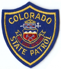 1970s-1980s Colorado State Patrol Patch