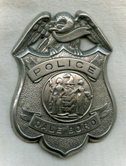 Circa 1910s Dale Boro, New Jersey Police Badge