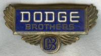 Circa Late 1920s Dodge Brothers Auto/Truck Radiator Badge NO LONGER AVAILABLE