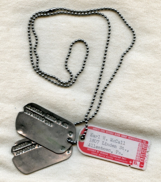 U.S. Military Dog Tag Cross with Chain - VetFriends