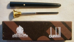 1950s Dunhill Pipe Tamper/Tool in Brass, Stainless Steel & Black Vulcanite with Box