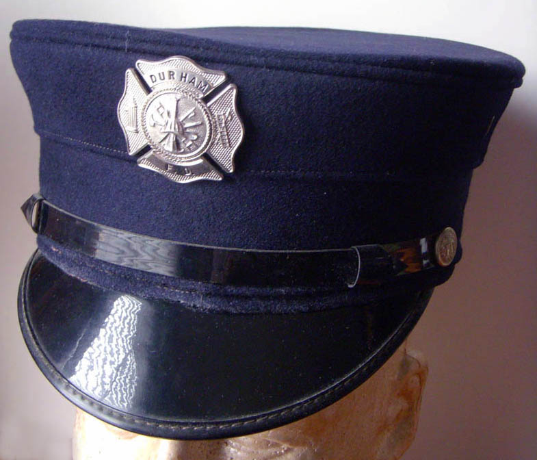 Late 1940s Durham, New Hampshire Fireman's Visor Hat in Excellent ...