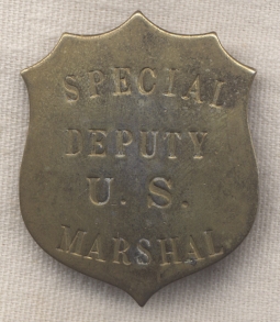 Early 1900s Special Deputy US Marshal "Strikebreaker" Badge