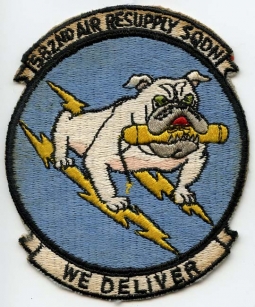 Late 1950s USAF 582nd Air Resupply Squadron Jacket Patch