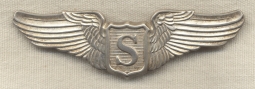 Early WWII USAAF Service Pilot Wing in Sterling by Balfour