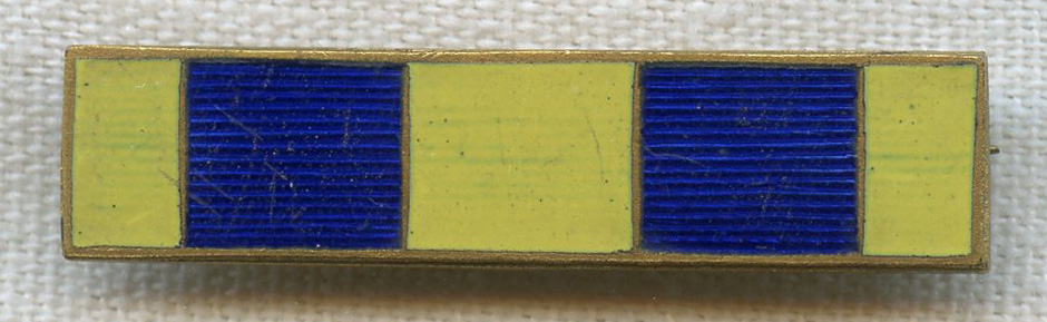 Early Spanish Campaign Ribbon Bar in Enameled Brass: Flying Tiger ...