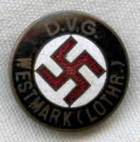 Early Westmark Nazi Party Pin