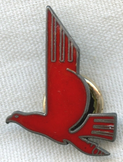 Sterling Late 1940s Eastern Airlines Stewardess Hat Badge