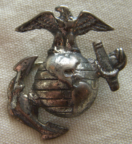 Heavy Sterling WWII USMC EGA Sweetheart Pin: Flying Tiger Antiques ...