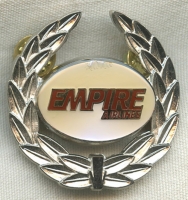 1980's Empire Airlines Pilot Hat Badge 1st Issue