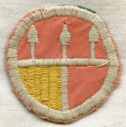 1966-1968 US Army Engineer Command, Vietnam (Provisional) (USAECV) Shoulder Patch Vietnamese-Made