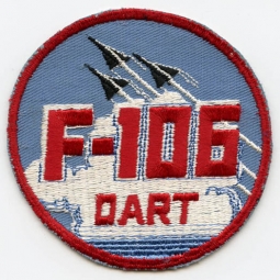 Late 1950s USAF F-106 Dart Aircraft Jacket Patch