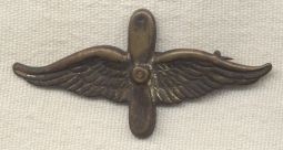 French-Made WWI US Air Service (USAS) Insignia Lightweight